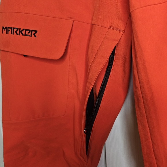 Marker Red and Gray Ski Snowboard Weatherproof Pants. Never worn. - Picture 8 of 16